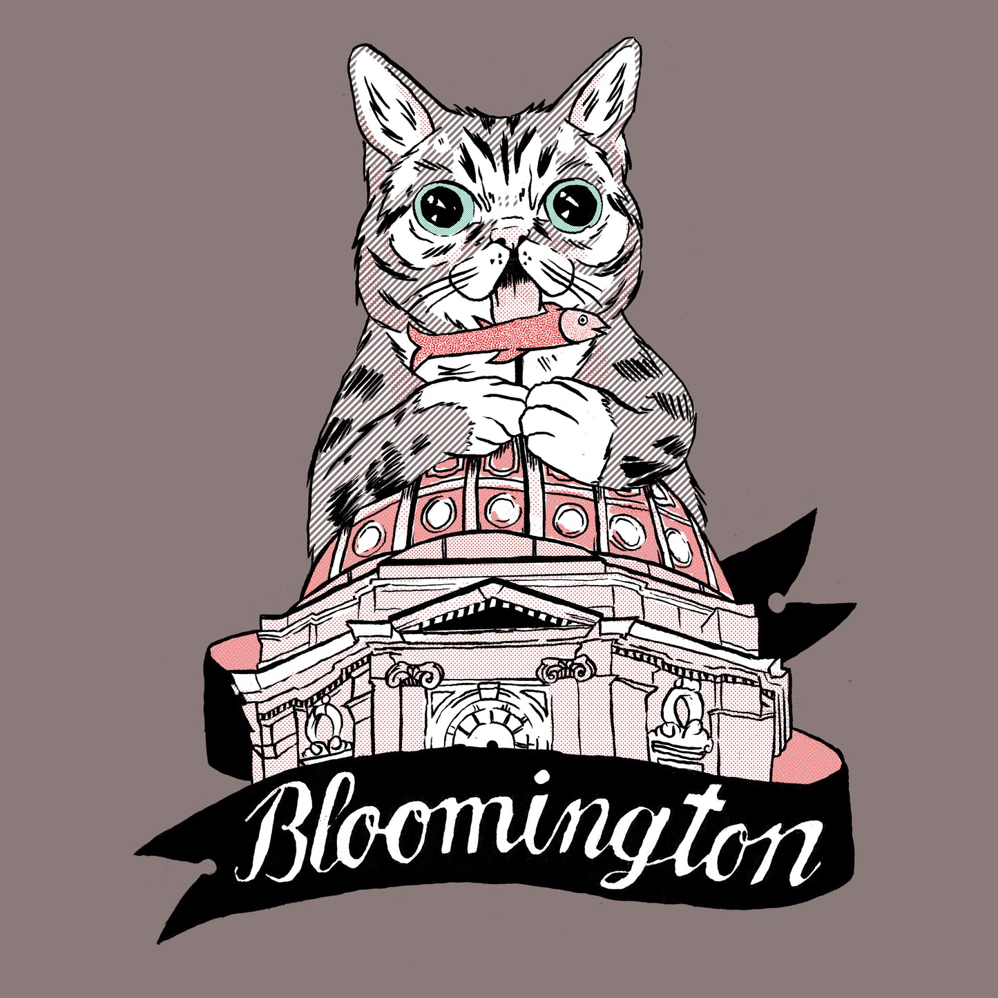 Courthouse Fish - Women's Tee (screen-print)