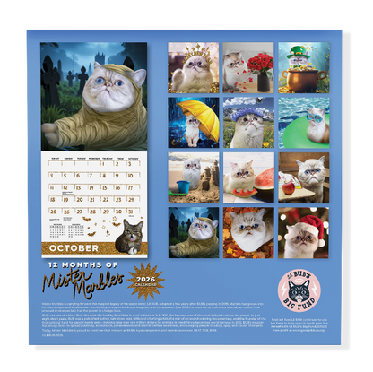 2026 Mr Marbles Calendar