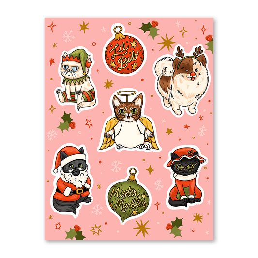 Holiday Fam Sticker Sheet