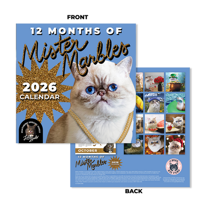 2026 Mr Marbles Calendar