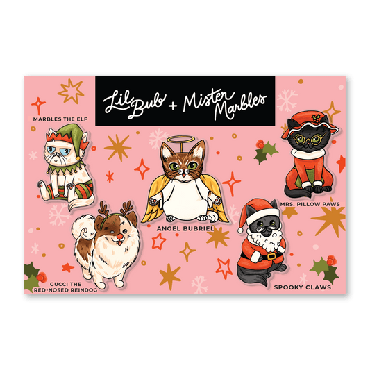 2023 Limited Holiday-Family Acrylic Pin Sets!