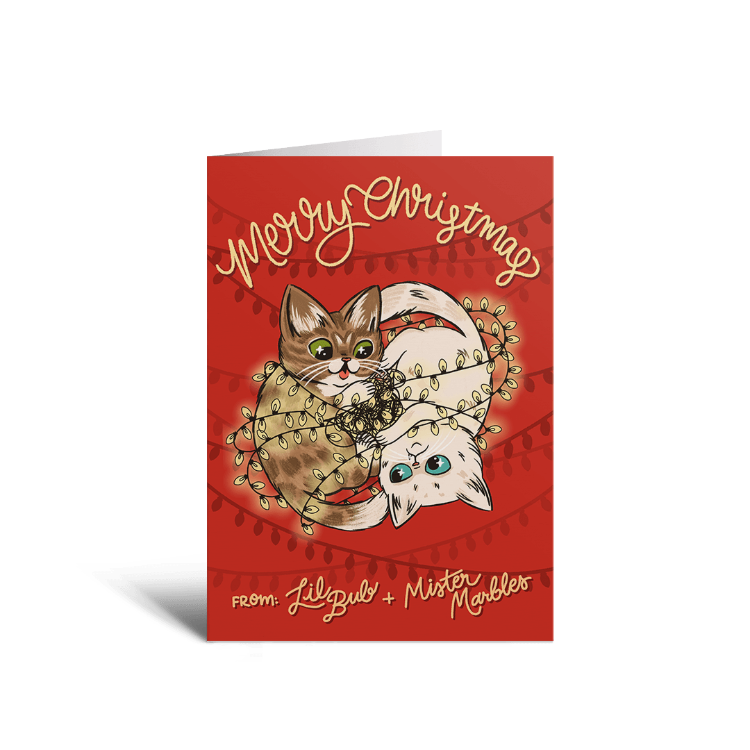 Holiday Tangle Cards - Set of 2