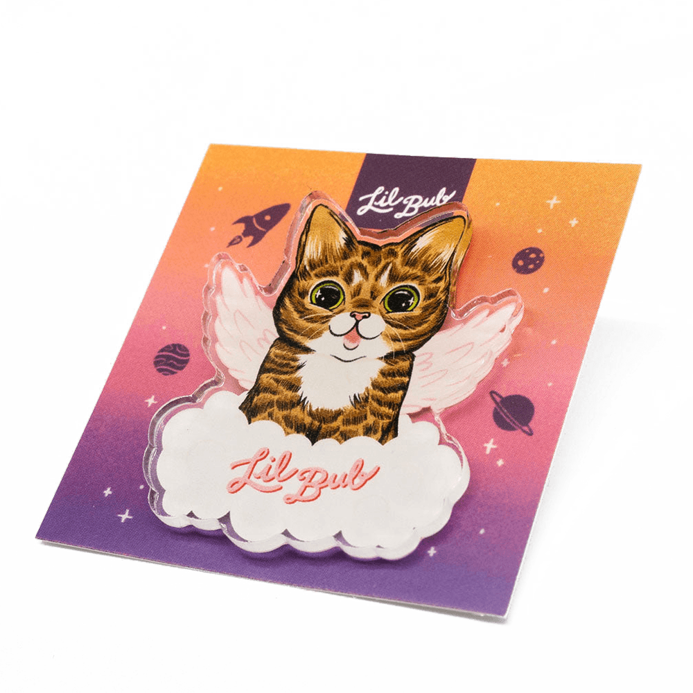 Celebrating Lil BUB - Acrylic Pin