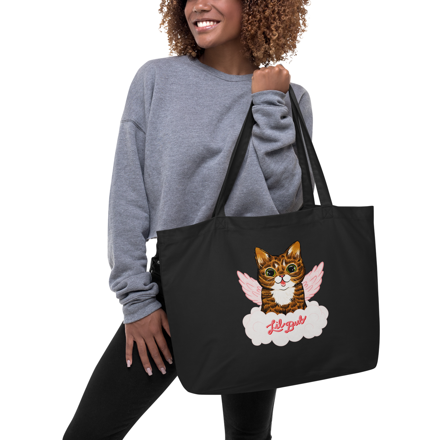 Large Tote Bag - Celebrating Lil BUB