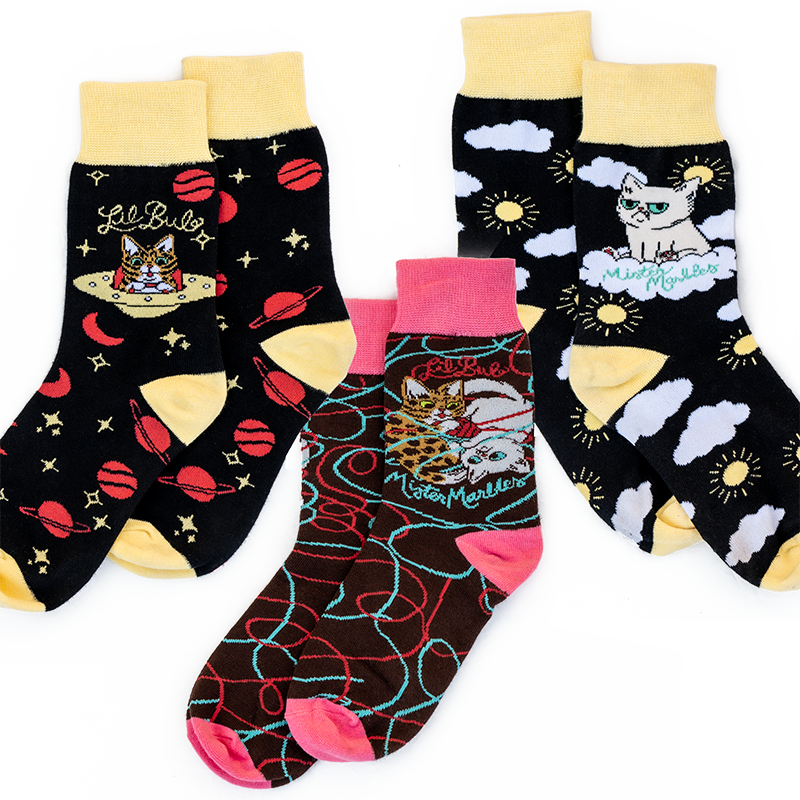 Crew Socks - Set of 3 - BUB+Marbles 2024