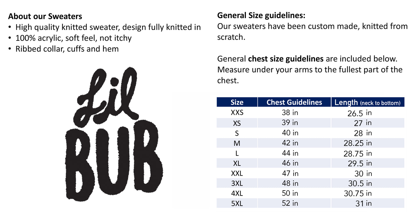 Knit Sweater - 2022 - Lil BUB's Guiding Light