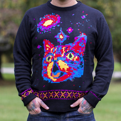 Knit Sweater - 2021 Space BUB - Electric Rainbow