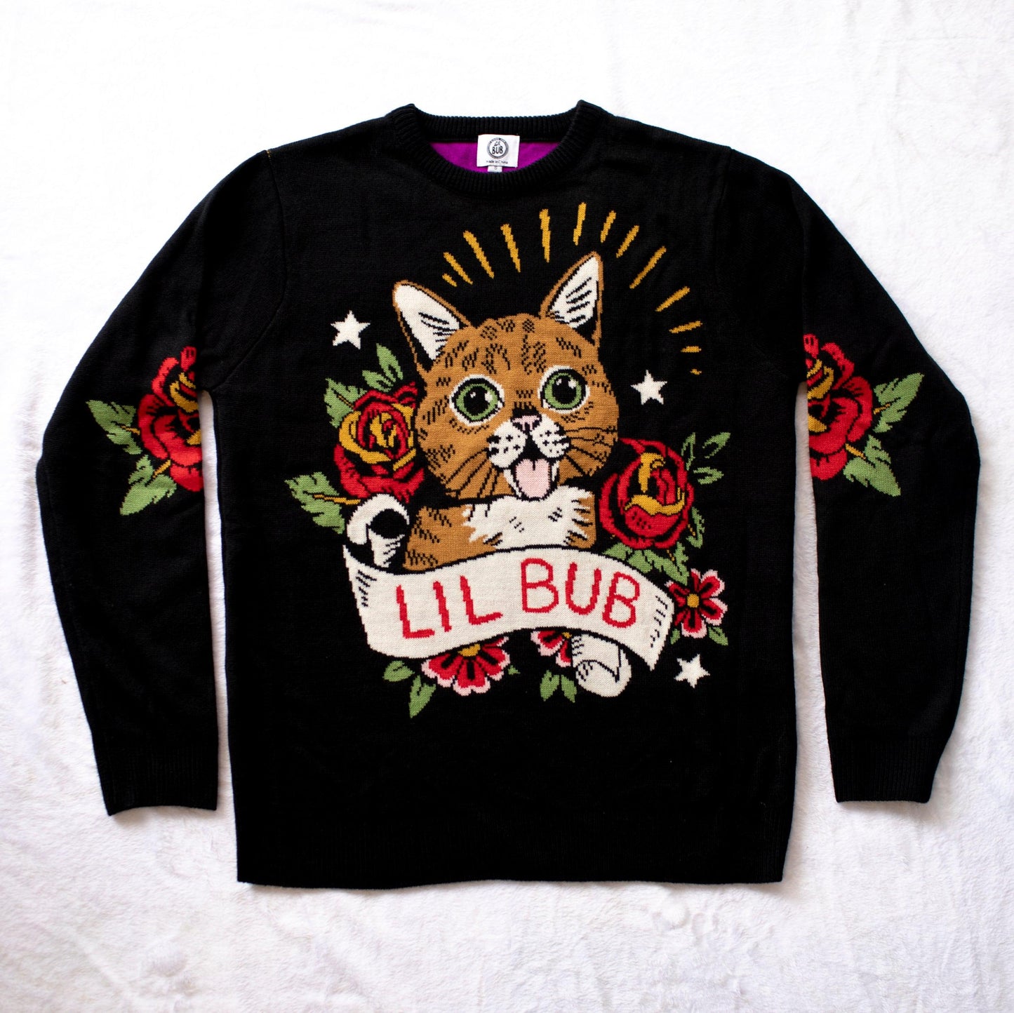 Knit Sweater - 2021 Rose BUB - Black