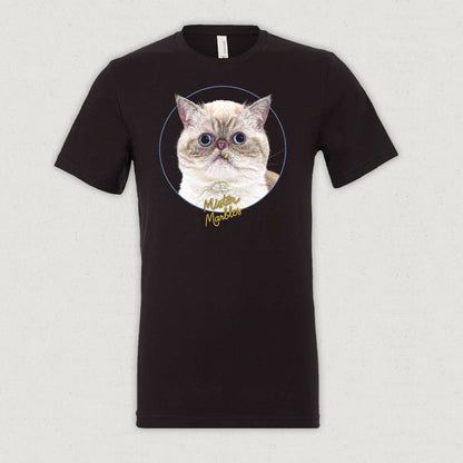 Unisex T-Shirt - Mister Marbles Goldentooth (original) - Black