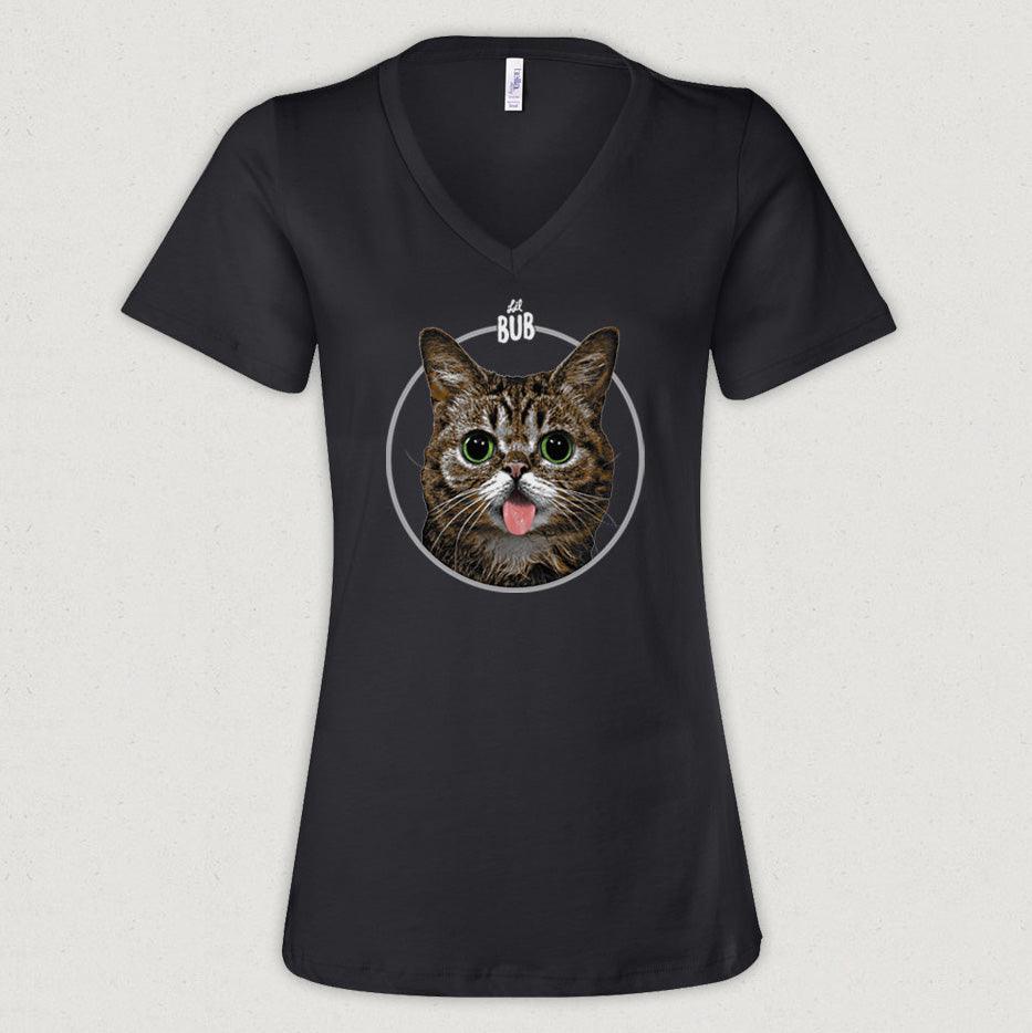 Women's V-Neck T-Shirt - New Classic - Black (original screen-print)